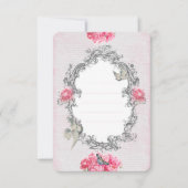 Geburtstag - Weiße Leine - Einladungskarte Einladung (Vorderseite)