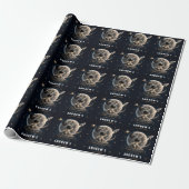 Geburtstag Weltraumastronaut Geschenkpapier (Ungerollt)