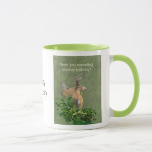 Geburtstag Whitetail Deer Buck & Doe Tasse