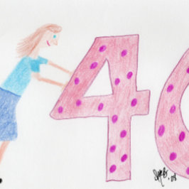 Geburtstag - Willkommen bei der Pushing 40 Crowd - Karte