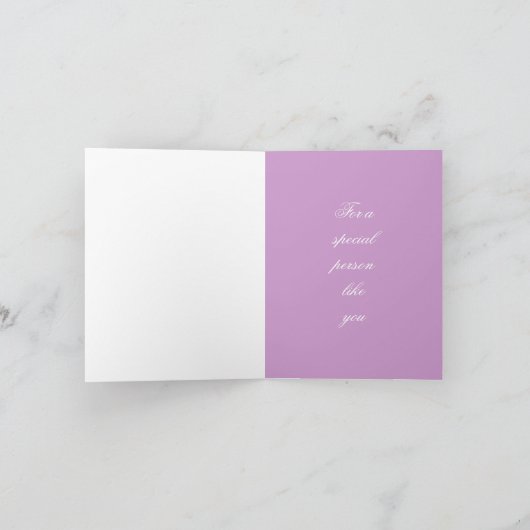 Geburtstag, Wünsche Karte (Innenseite)