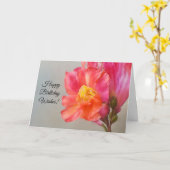 Geburtstag wünscht Hübsche Blume Kunstkarte Karte (Gelbe Blume)