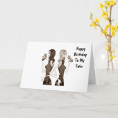 GEBURTSTAG WÜNSCHT MEINEN ZWEITEN SCHWESTER KARTE (Gelbe Blume)