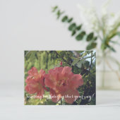 Geburtstag wünscht Rose Postkarte (Stehend Vorderseite)
