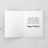 Geburtstag wünscht sich eine besondere Person Karte (Innenseite)