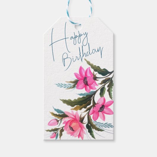 Geburtstag wünscht sich für Ihren besten Freund Geschenkanhänger (Vorderseite)