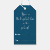 Geburtstag wünscht sich für Ihren besten Freund Geschenkanhänger (Rückseite)