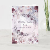 Geburtstag wünscht sich meine Lieblingskarte Karte (Vorderseite)