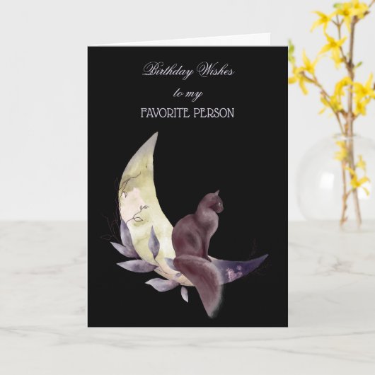 Geburtstag wünscht sich meine Lieblingskarte Karte (Gelbe Blume)