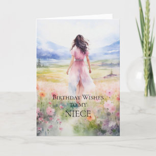 Geburtstag wünscht sich meine Nichte Karte