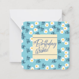 Geburtstag wünscht sich nur für Ihre Note Card Mitteilungskarte