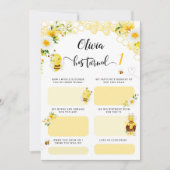 Geburtstag wünscht Zeitkapselnotizen Einladung (Vorderseite)