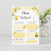 Geburtstag wünscht Zeitkapselnotizen Einladung (Stehend Vorderseite)