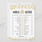 Geburtstag würde er lieber editierbare Spielkarte Einladung (Vorderseite)