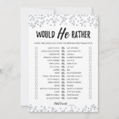 Geburtstag würde er lieber editierbare Spielkarte Einladung (Vorderseite)