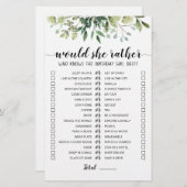 Geburtstag würde sie ein bearbeitbares Spiel (Vorne/Hinten)