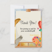 Geburtstag zeichnen dankeskarte (Vorderseite)