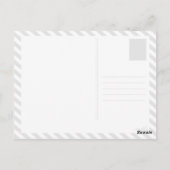 Geburtstag (zerrissenes Papier) Postkarte (Rückseite)