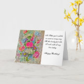 Geburtstag zu einem Mädchen Karte (Gelbe Blume)