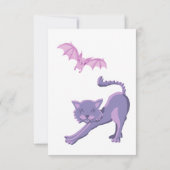 Geburtstag zu Halloween. Custom Dankeskarte (Rückseite)