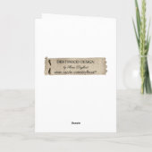 Geburtstag zum Älterwerden Karte (Rückseite)