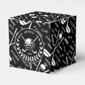 Geburtstag zum Thema Golf Geschenkschachtel (Vorderseite)