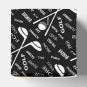 Geburtstag zum Thema Golf Geschenkschachtel (Oben)