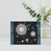 Geburtstag zum Thema Raumfahrt Einladung (Stehend Vorderseite)