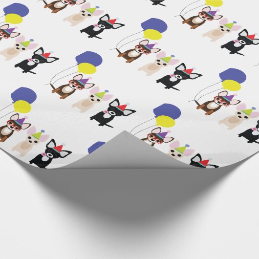 GeburtstagChihuahua-stelieandco Geschenkpapier (Ecke)