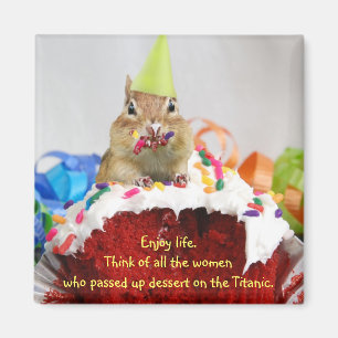 Geburtstagchipmunk-Magnet Magnet