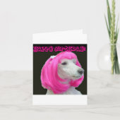 Geburtstage mit Bowie Karte (Vorderseite)