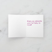 Geburtstage mit Bowie Karte (Innenseite)