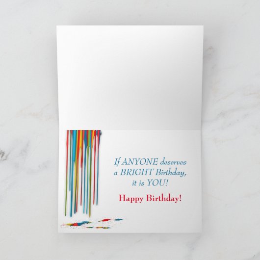 GEBURTSTAGGREETING - HELL - KONZEPT/Pinsel Karte (Innenseite)