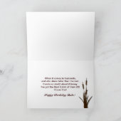 GEBURTSTAGHUSBAND - REDEHUNTER KARTE (Innenseite)