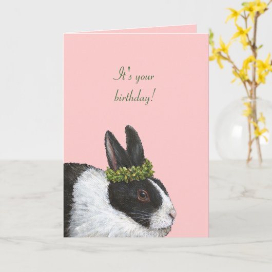 Geburtstagkarte Karte (Gelbe Blume)