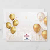 GEBURTSTAGLICHE EINLADUNG (Rückseite)