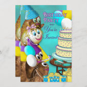 GEBURTSTAGLICHE EINLADUNG - FAMILIENSAMMLUNG IN PO (Vorne/Hinten)