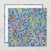 GEBURTSTAGLICHE EINLADUNG: WILLIAM MORRIS EINLADUNG (Vorne/Hinten)