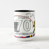 Geburtstags70ème D-Day Tasse (Zentrum)