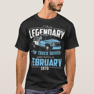 Geburtstags Abschleppwagen Februar 1970  T-Shirt