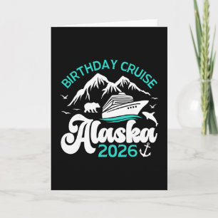 Geburtstags-Alaska-Kreuzfahrt 2026 Familienurlaubs Karte