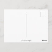 Geburtstags-Ballon-Feier Postkarte (Rückseite)