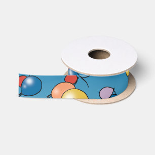 Geburtstags-Ballon-Feier Satinband