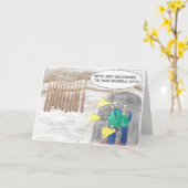 Geburtstags-Baseballschläger Karte (Gelbe Blume)