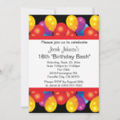 Geburtstags-Bash-Party-Feier| DIREKT Einladung (Vorderseite)