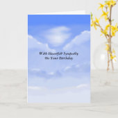Geburtstags-Beileids-Karte Karte (Gelbe Blume)