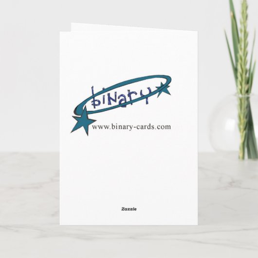 Geburtstags-Biber Karte (Rückseite)