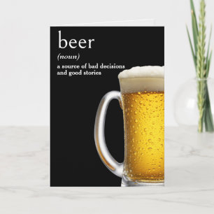 Geburtstags-Bierkrug Karte