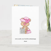 Geburtstags-Bingogrußkarte Karte (Rückseite)