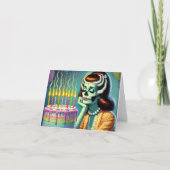 Geburtstags-Blues Karte (Vorderseite)